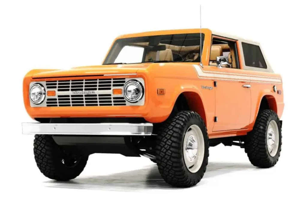 Bold Orange Modern Classic by Vintage Modern
